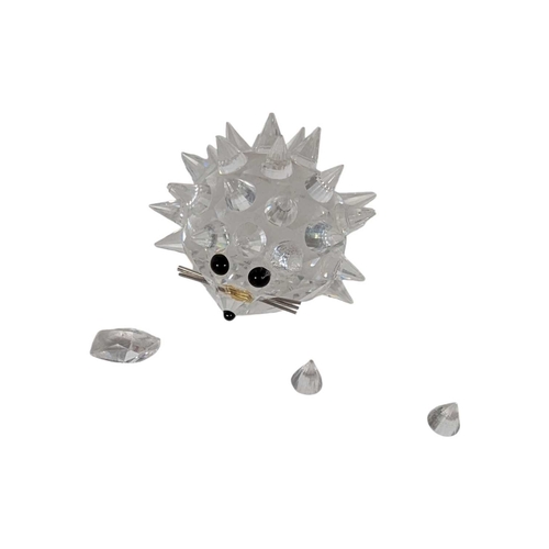 145 - Swarovski - Collection of late 20th century crystal glass animal figures. Comprising a candlestick h... 