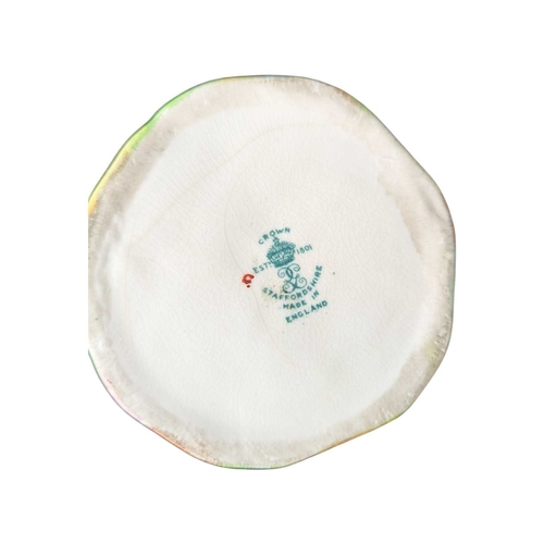 150 - Crown Staffordshire - Early 20th century Art Deco tulips diorama spill vase. Stamped to base. Sold a... 