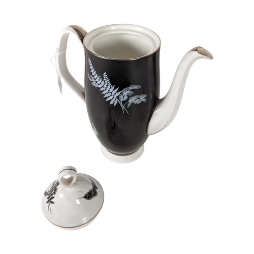 160 - Royal Albert - A vintage 20th century Royal Albert Night and Day pattern bone china tea / coffee ser... 