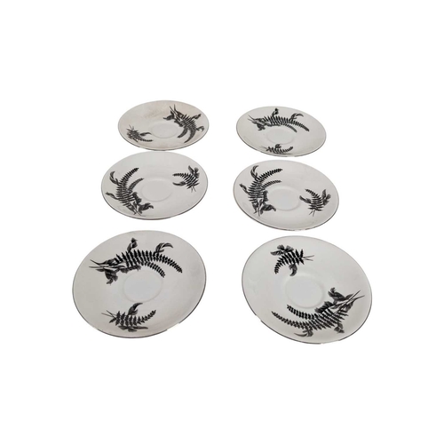 160 - Royal Albert - A vintage 20th century Royal Albert Night and Day pattern bone china tea / coffee ser... 