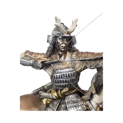 165 - Samurai & Geisha Collection by Regeny - A boxed vintage 20th century resin statue / sculpture. S... 