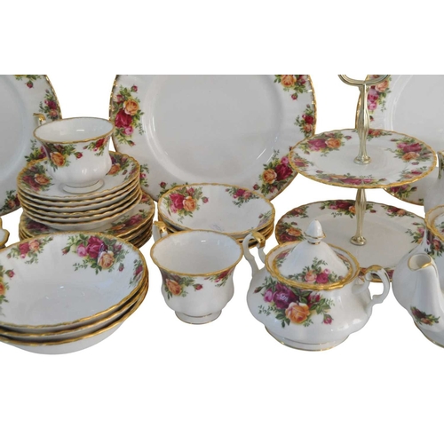 18 - Royal Albert - Old Country Roses - Collection of 20th century bone china ware. To include teapot, li... 