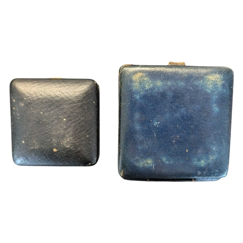 199 - Two 20th century vintage portable folding travel clocks. Comprising a 1960s Japanese Coral alarm clo... 