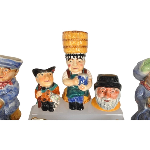 40 - Shorter & Sons - Collection of early 20th century Staffordshire pottery toby and character jugs.... 