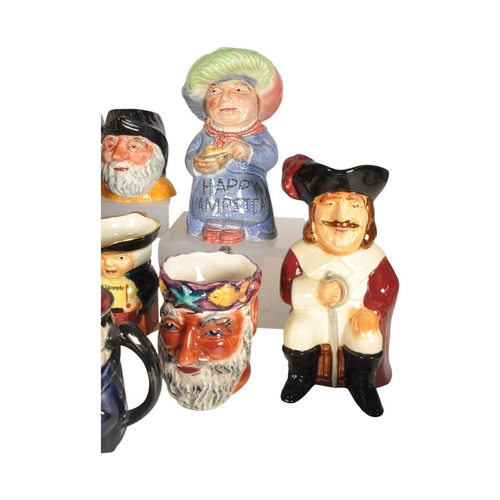 40 - Shorter & Sons - Collection of early 20th century Staffordshire pottery toby and character jugs.... 