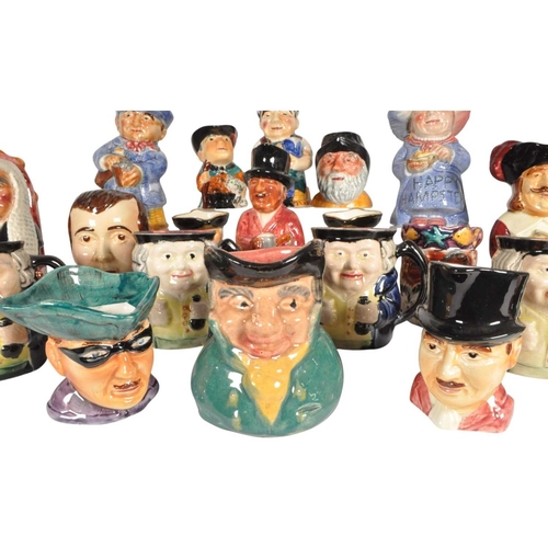 40 - Shorter & Sons - Collection of early 20th century Staffordshire pottery toby and character jugs.... 