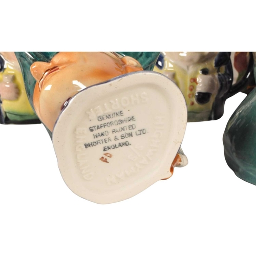 40 - Shorter & Sons - Collection of early 20th century Staffordshire pottery toby and character jugs.... 