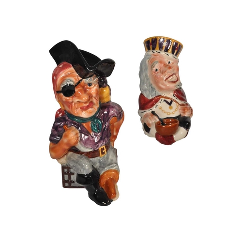 41 - Shorter & Sons - Seven early 20th century large Staffordshire pottery character toby jugs. Compr... 