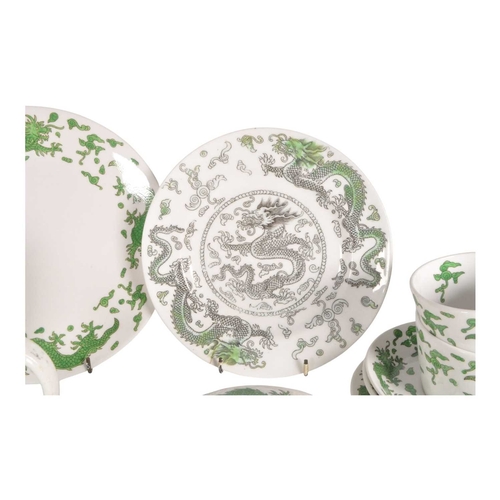 49 - Hammersley and Coalport - Early 20th century c. 1920s bone china part tea service. Features a mixtur... 