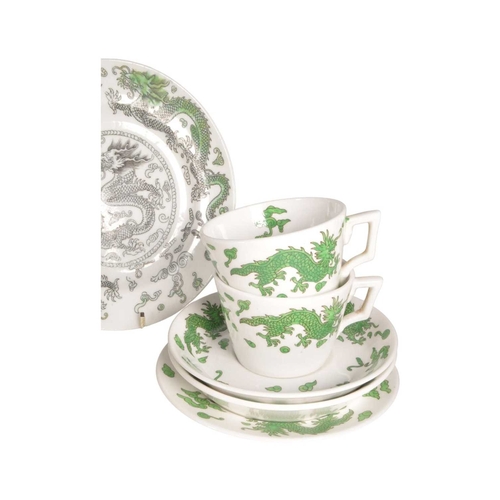 49 - Hammersley and Coalport - Early 20th century c. 1920s bone china part tea service. Features a mixtur... 