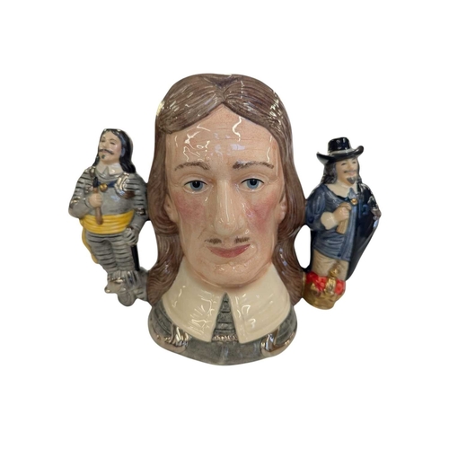 50 - Royal Doulton - 1994 porcelain limited edition Oliver Cromwell character jug D6968. No. 737 out of 2... 