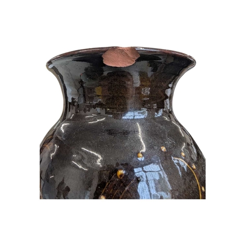 55 - Fishley Holland - Two pieces of 20th century studio pottery vases. Comprising a large baluster shape... 