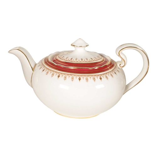 65 - Ansley - Durham 1646 Pattern - A vintage 20th century porcelain china tea / coffee service. Includin... 