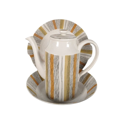 69 - Midwinter - Mid century 1960s retro ceramic dinner service in the Sienna pattern. Including a coffee... 