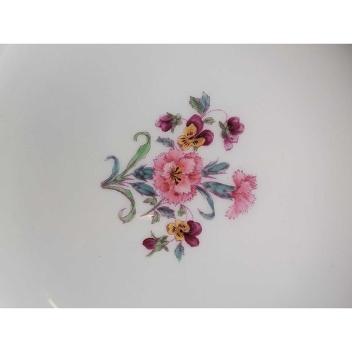 76 - Coalport - Collection of six early 20th century porcelain cabinet plates and three serving plates. E... 