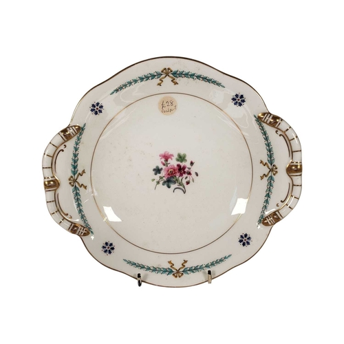 76 - Coalport - Collection of six early 20th century porcelain cabinet plates and three serving plates. E... 