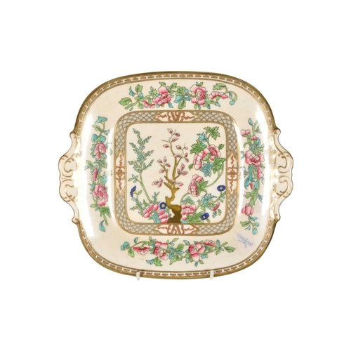 86 - Coalport - Late 19th century Indian Tree patterned china tea service. Comprising small plates, sauce... 
