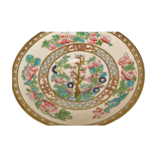 86 - Coalport - Late 19th century Indian Tree patterned china tea service. Comprising small plates, sauce... 