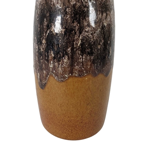 98 - West German - A retro mid century Scheurich - Keramik ceramic fat vase lava design studio art potter... 