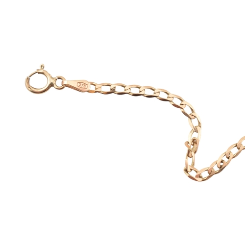 94 - A South African gold one-tenth 1/10 oz Krugerrand 1984 coin inset to a pendant mount and strung upon... 