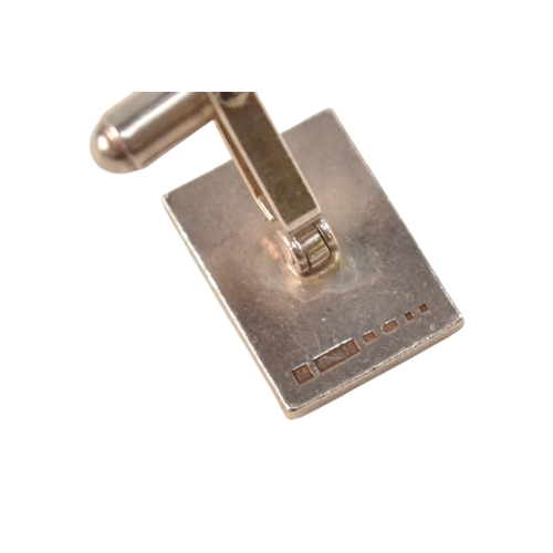 221 - A collection of designer cufflinks. The cufflinks to include silver Chinese coin, hallmarked silver ... 