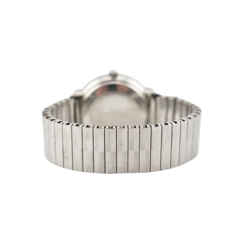 240 - Omega De Ville Automatic stainless steel wristwatch. Silvered dial with baton markers, date aperture... 