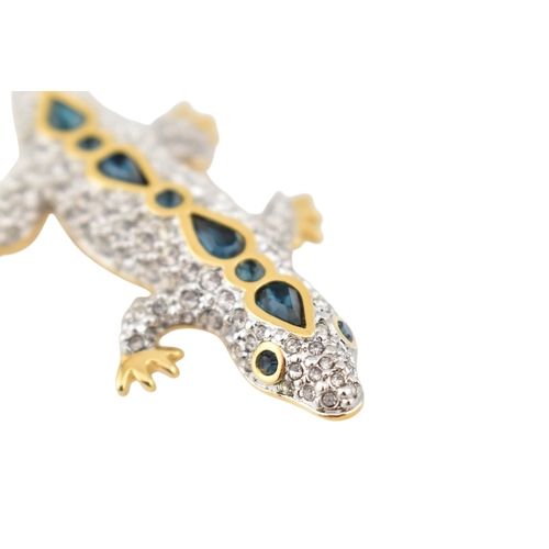 315 - Three boxed vintage Swarovski brooches, in original black Swarovski boxes as well as white outer box... 