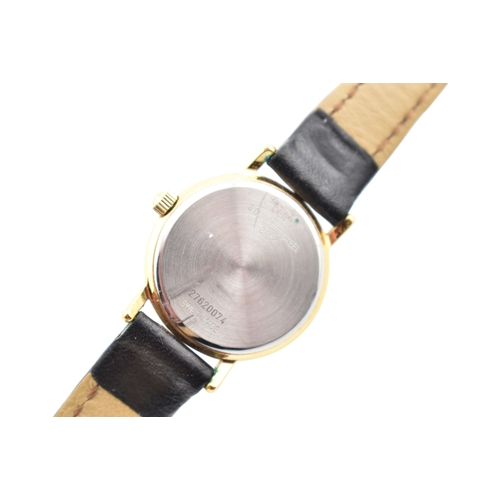 334 - LONGINES - A circa 1993 gold plated stainless steel quartz calendar wristwatch. Caseback with ref. L... 