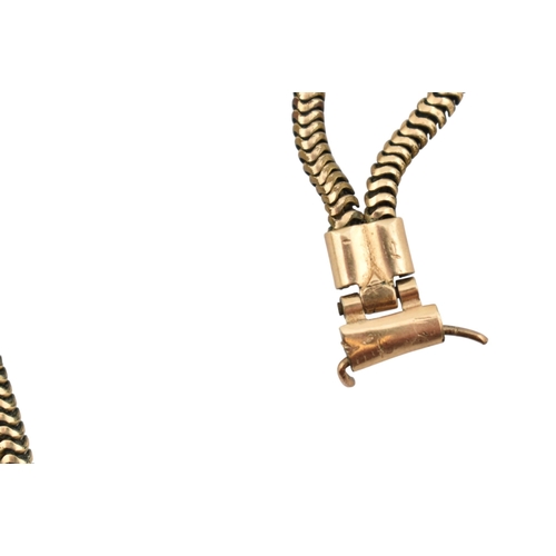 344 - A 9ct gold ' Record ' wristwatch. Arabic number dial with seconds dial at the 6 position. Set to a r... 