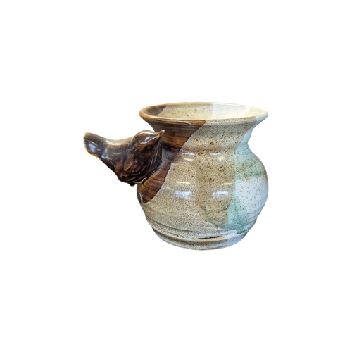 107 - John Bourdeaux Pottery - Contemporary ceramic pottery vases and figures. To include a vase decorated... 