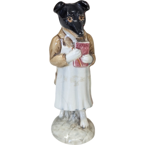 113 - Beswick, British - A vintage 20th century circa 1970s porcelain figurine, Beatrix Potter's Pickles f... 