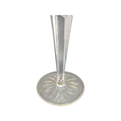 62 - Waterford, Ireland - A set of six mid 20th century Waterford Irish crystal cut glass wine glasses. E... 