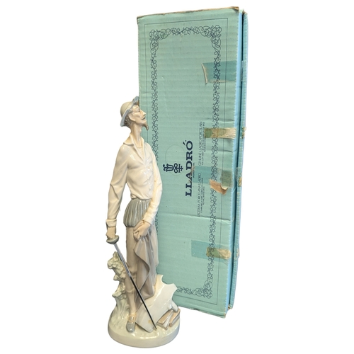 64 - Lladro - Late 20th century porcelain Don Quixote figure no. 4.854. Housed within the original box. F... 
