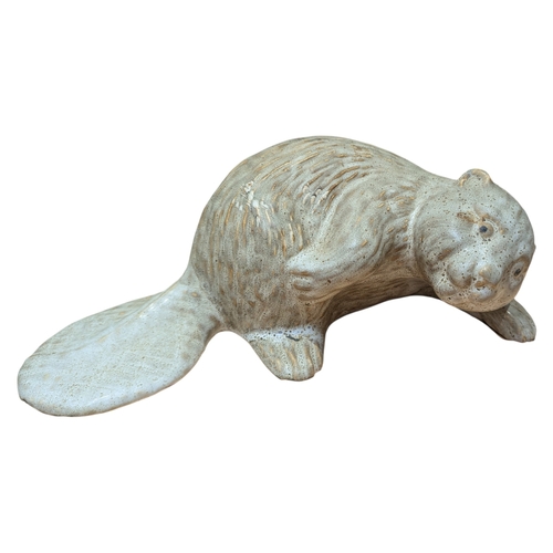 90 - John Bourdeaux Pottery - Four contemporary ceramic Hippo sculptures. Comprising of two hippos, a tur... 