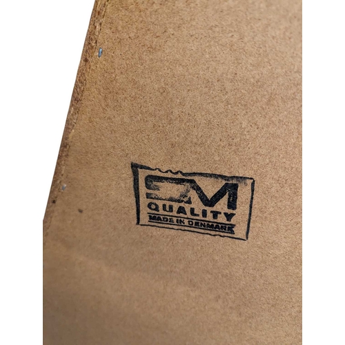 620 - Danish Modern Design - Late 20th century teak veneer chest of drawers. Having a bank of five drawers... 