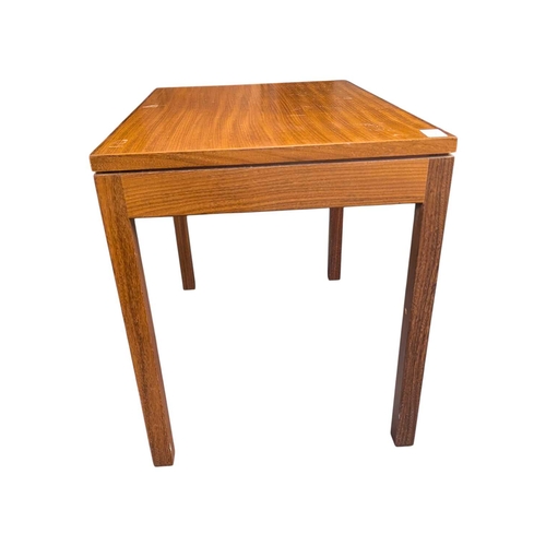 621 - British Modern Design - A set of mid century teak nesting tables. The nest of tables all with gradua... 