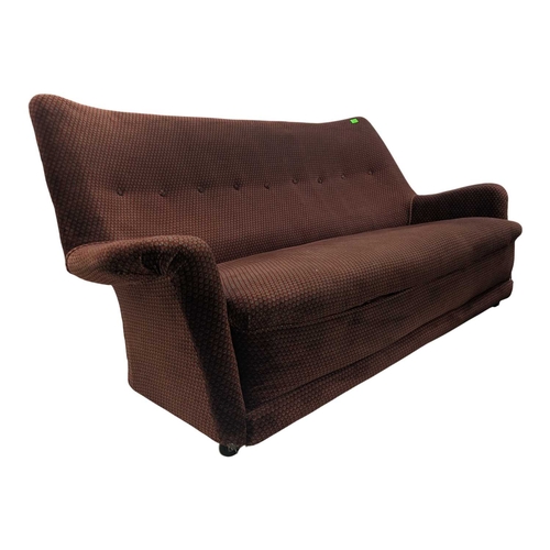 641 - Ernest Race - Race Furniture - Heals - A mid 20th century circa 1950s Ernest Race two seater sofa se... 