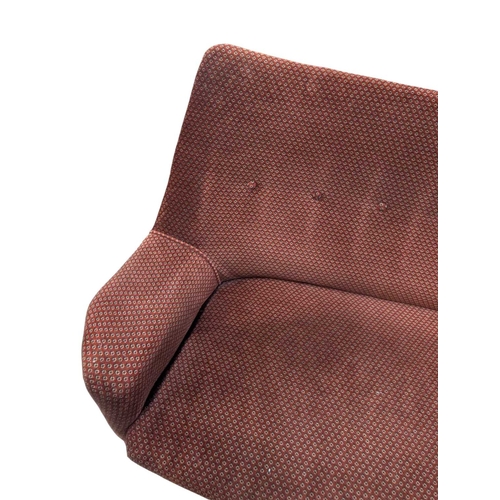 641 - Ernest Race - Race Furniture - Heals - A mid 20th century circa 1950s Ernest Race two seater sofa se... 