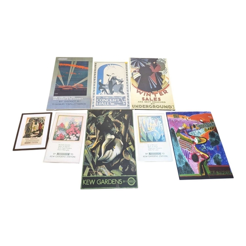 653 - A collection of various contemporary posters to include examples for transport London Underground, K... 