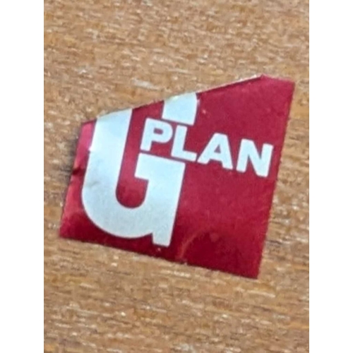 665 - G Plan Furniture - Mid century teak nest of tables. Rectangular form raised on quadrille supports wi... 