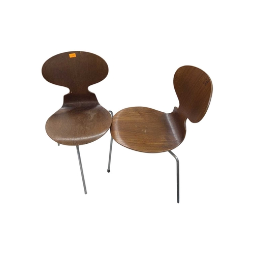 669 - Arne Jacobsen for Fritz Hansen - Ant Chair - Model 3101 - Five retro late 20th century 1976 Danish p... 