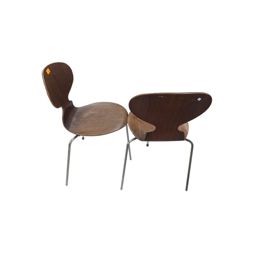 669 - Arne Jacobsen for Fritz Hansen - Ant Chair - Model 3101 - Five retro late 20th century 1976 Danish p... 