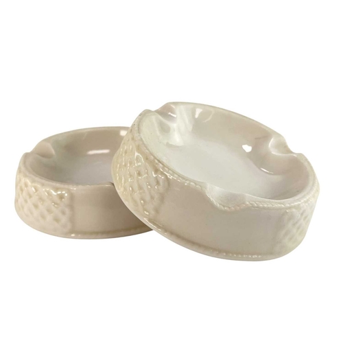 135 - A 20th century Irish Belleek lustre porcelain part tea service in the twisted shell shape. The servi... 