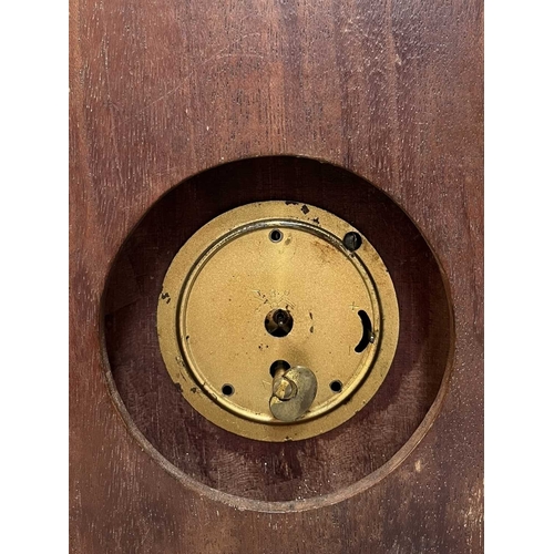 137 - An early 20th century mahogany cased Arts and Crafts mantel clock in the Manner of Archibald Knox. C... 
