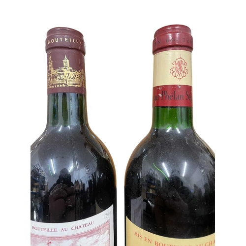 169 - Two French vintage Saint-Estephe region red wine bottles. To include a 1987 Chateau Cos d'Estournel ... 