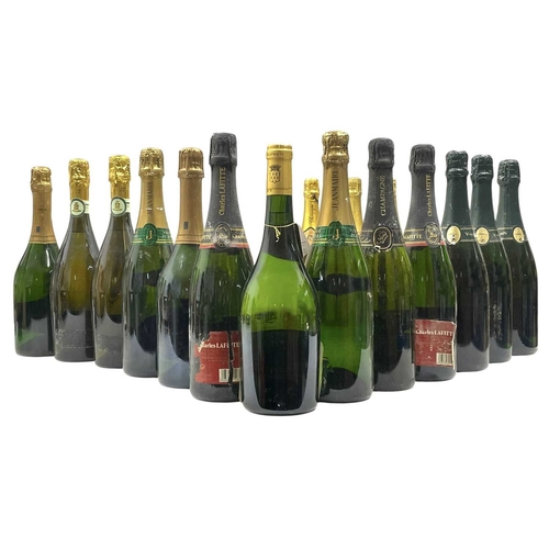 199 - A large collection of vintage & later French and Italian Champagne & Prosecco bottles. The l... 