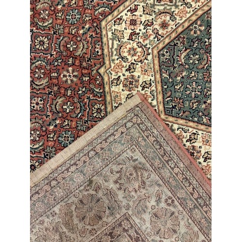 539 - A large 20th century Persian Iranian Bidjar Bijar rug carpet. The rug of symmetric design, the centr... 
