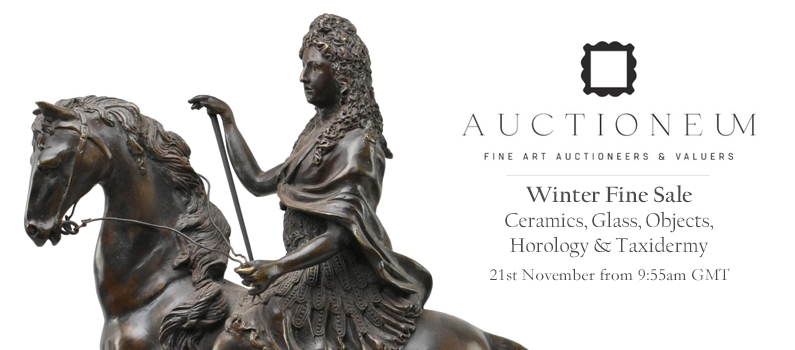 Winter Fine Sale Day 1 - Ceramics, Glass, Objects, Horology & Taxidermy - Bath - Live & In Person