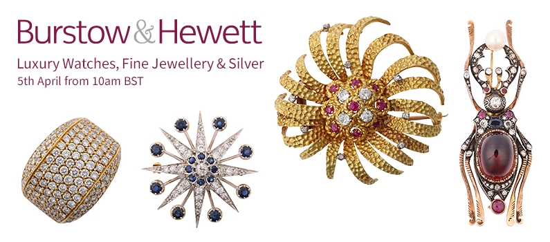 Web Banner for Burstow & Hewett Luxury Watches, Fine Jewellery & Silver