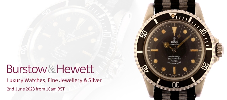 Web Banner for Burstow and Hewett Sale of Luxury Watches Fine Jewellery and Silver